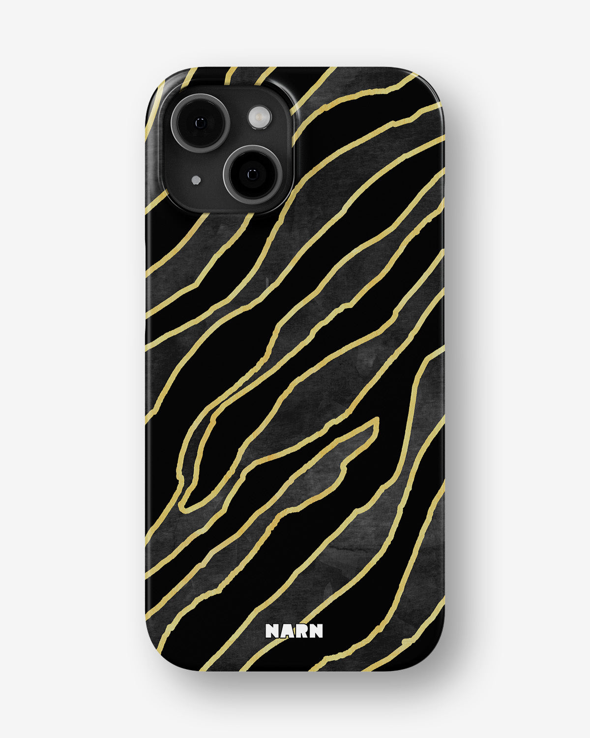 iPhone 12 / iPhone 12 Pro Slim Case - Golden Zebra - View 1