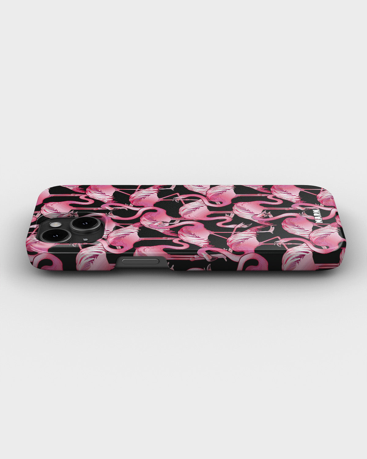 iPhone 12 / iPhone 12 Pro Slim Case - Flamingos - View 3