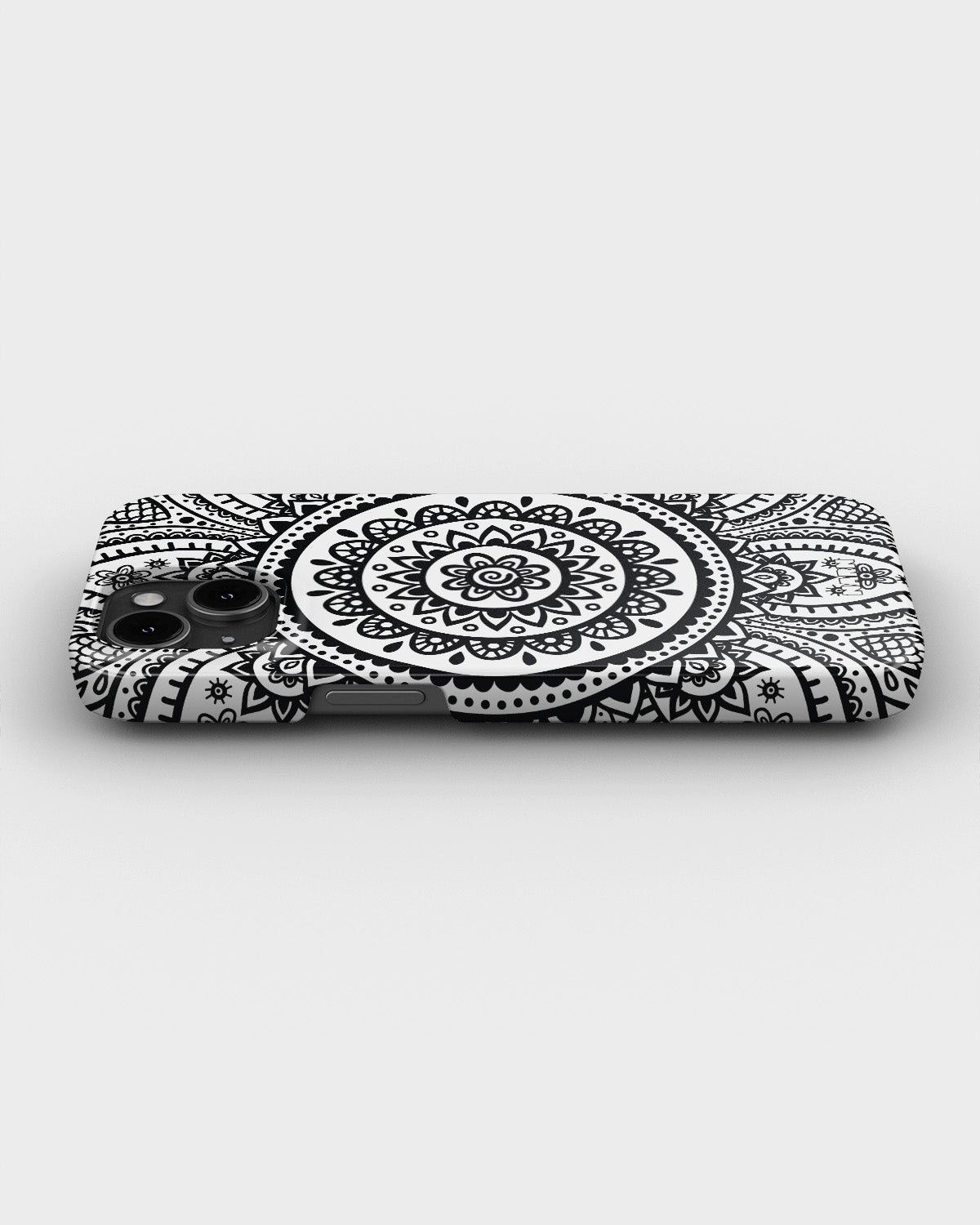 iPhone 12 / iPhone 12 Pro Slim Case - Henna Mandala - View 3