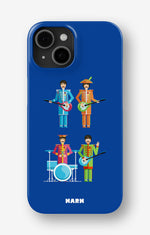 iPhone 12 Mini Slim Case - Beatles Blue - View 1