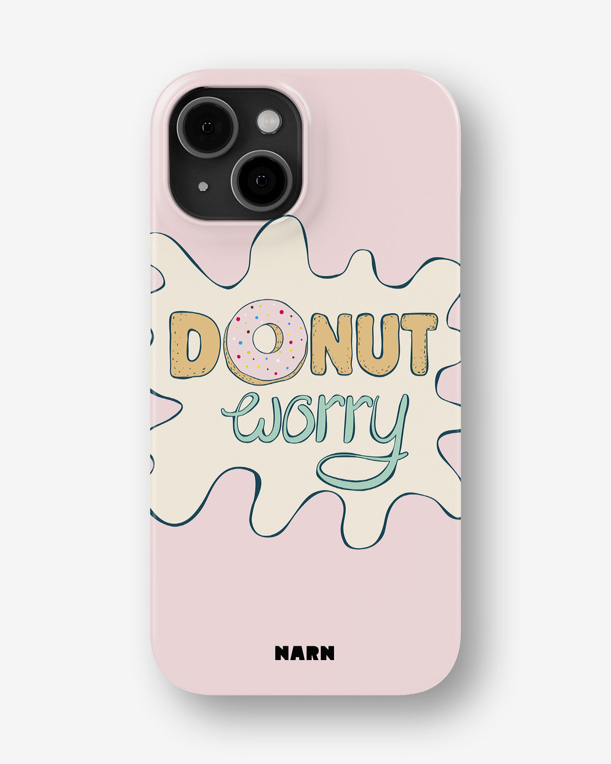 iPhone 12 Mini Slim Case - Donut Worry - View 1