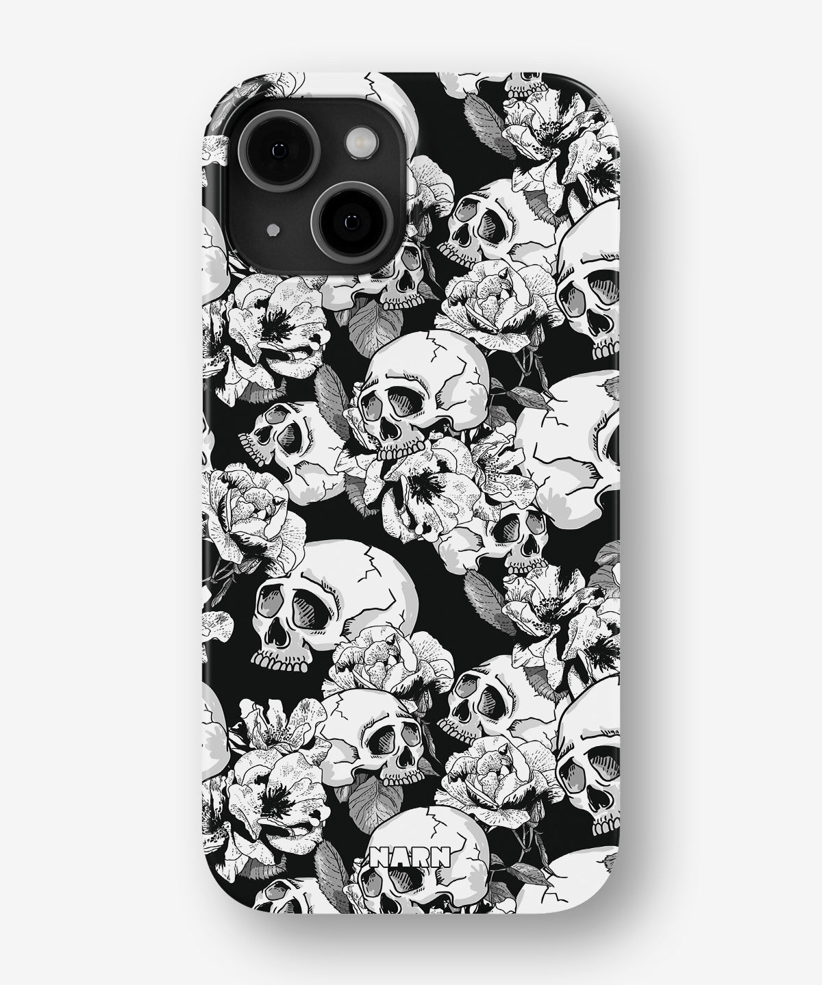 iPhone 12 Mini Slim Case - Skull Garden - View 1