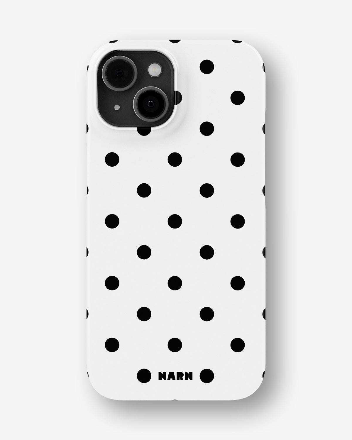 iPhone 12 Mini Slim Case - Mono Dots - View 1