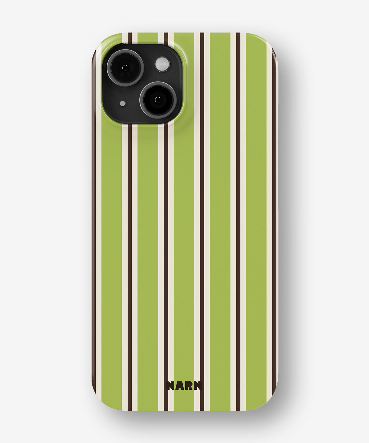 iPhone 12 Mini Slim Case - Matcha Lines - View 1