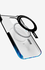 iPhone 12 Mini Slim Case - Blue Flames Dragon - View 2