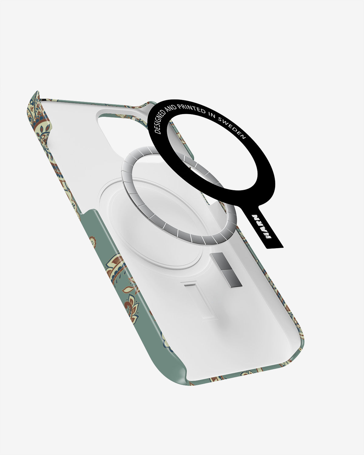 iPhone 12 Mini Slim Case - Paisley Green - View 2