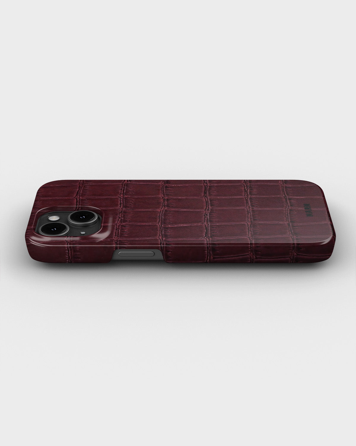 iPhone 12 Mini Slim Case - Rouge Croc - View 3