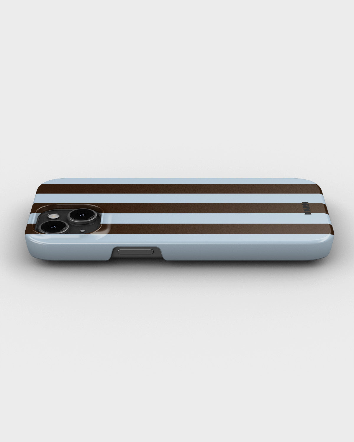 iPhone 12 Mini Slim Case - Bistro Stripes - View 3