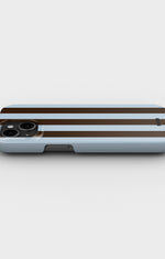 iPhone 12 Mini Slim Case - Bistro Stripes - View 3