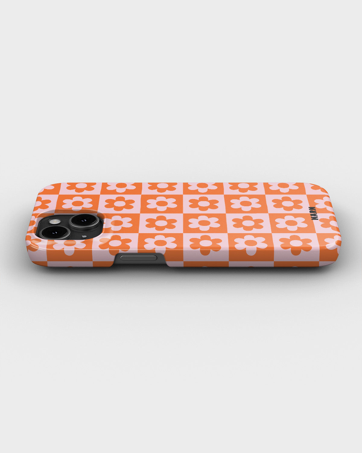 iPhone 12 Mini Slim Case - Peach Petals - View 3