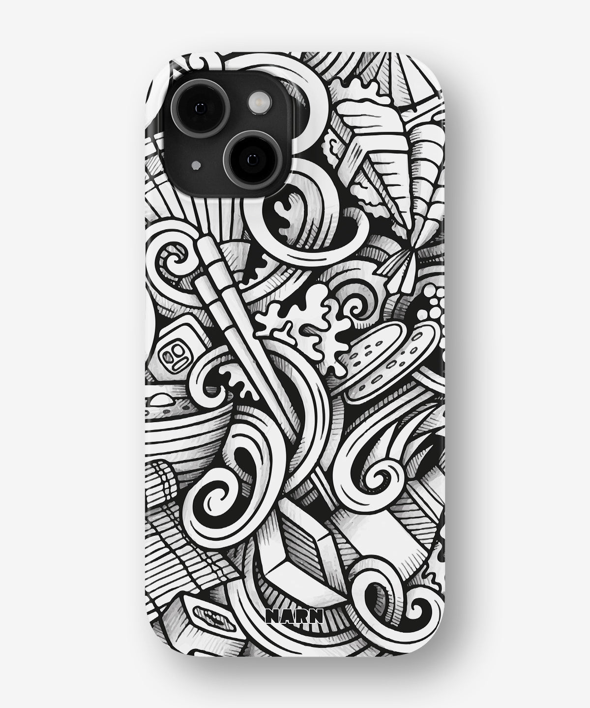 iPhone 13 Mini Slim Case - Japanese Pattern - View 1