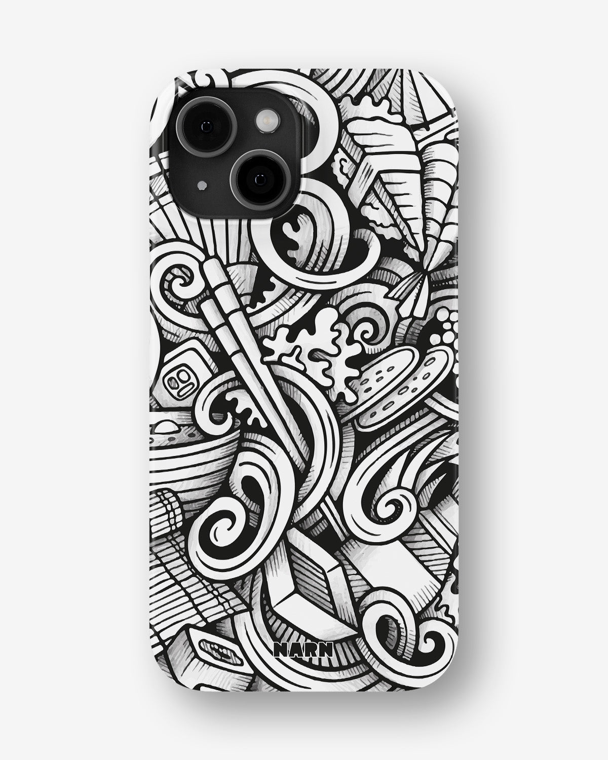 iPhone 13 Mini Slim Case - Japanese Pattern - View 1