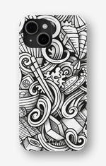 iPhone 13 Mini Slim Case - Japanese Pattern - View 1