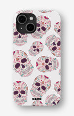 iPhone 13 Mini Slim Case - Calavera Skulls - View 1