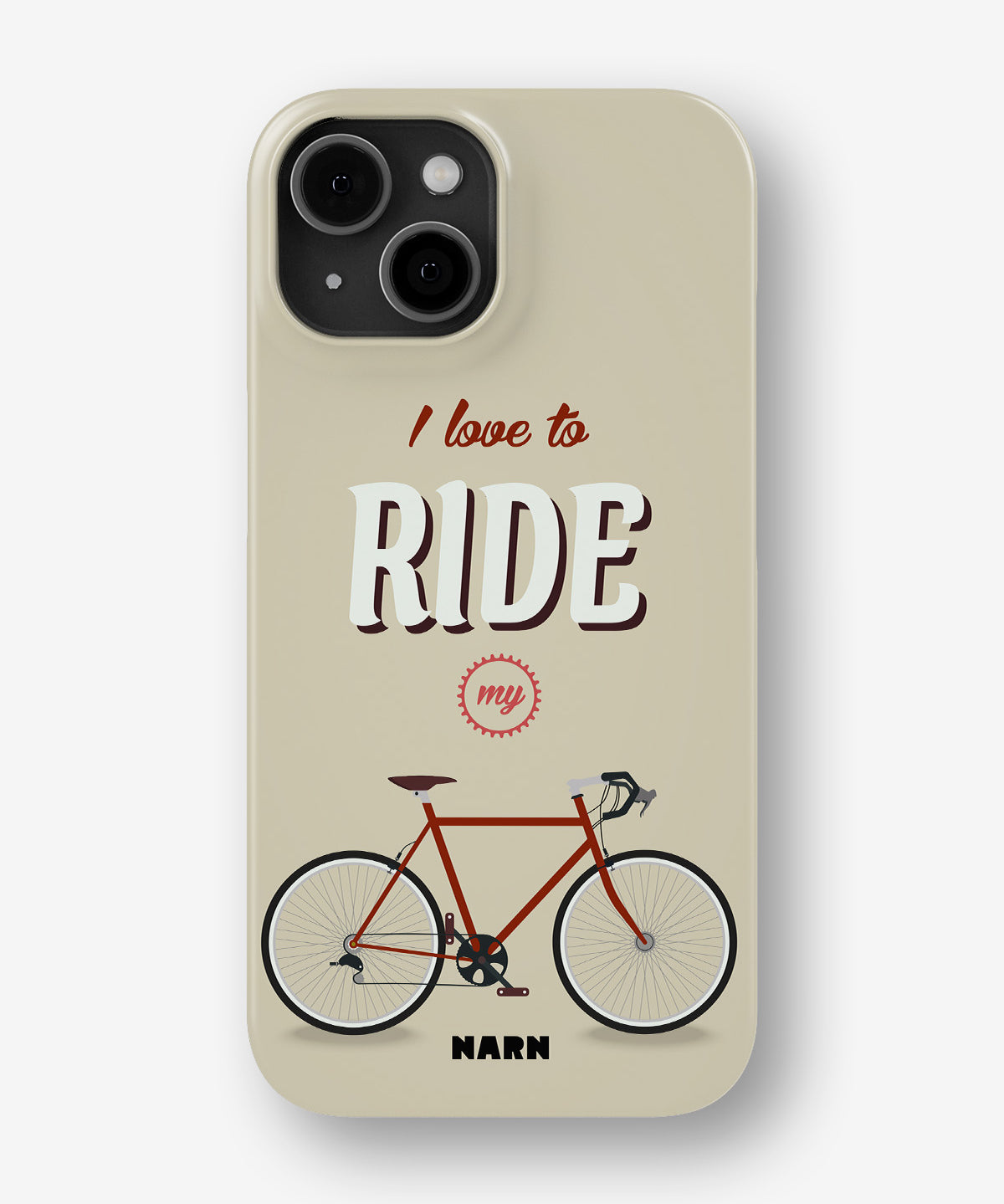 iPhone 13 Mini Slim Case - Ride My Bicycle - View 1