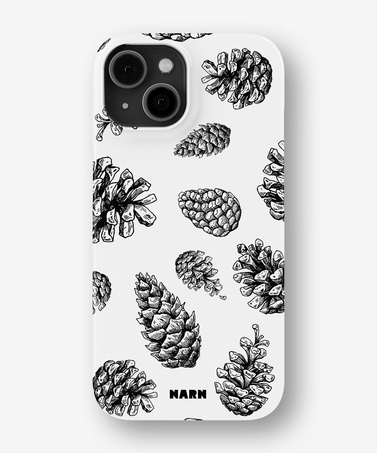 iPhone 13 Mini Slim Case - Pine Cones - View 1