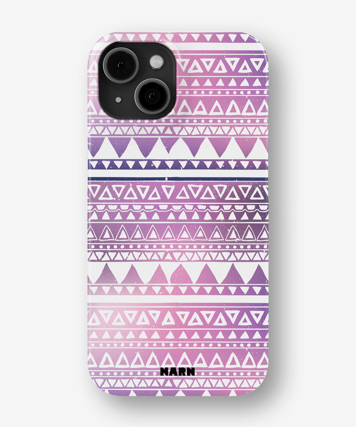 iPhone 13 Mini Slim Case - Purple Aztec - View 1