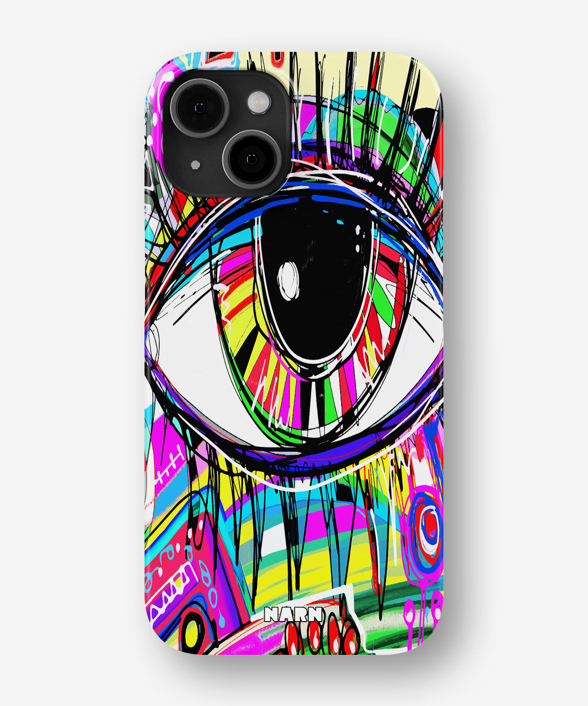 iPhone 13 Mini Slim Case - Abstract Eye - View 1