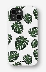 iPhone 13 Mini Slim Case - Monstera Pattern - View 1