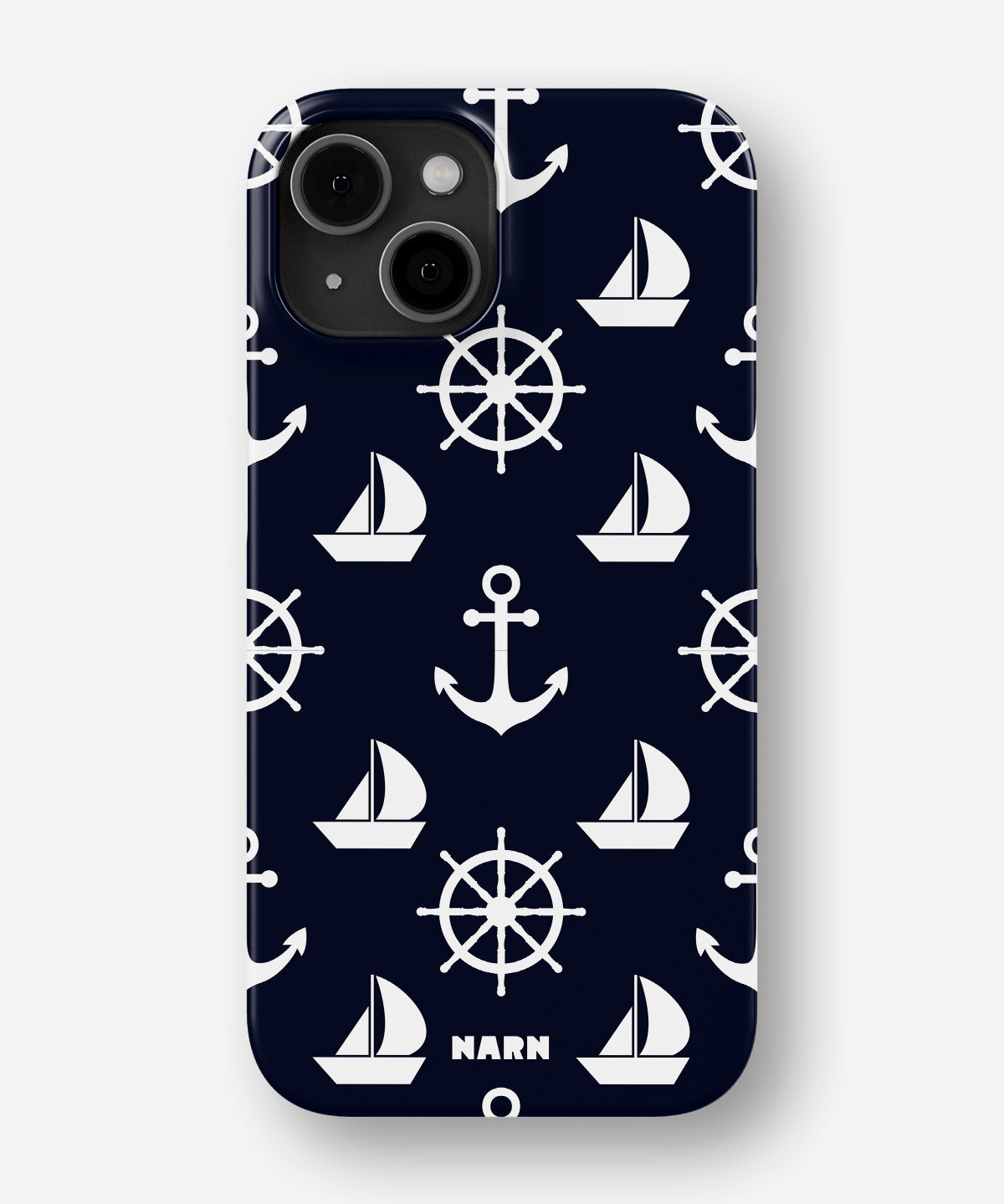 iPhone 13 Mini Slim Case - Deep Blue Voyage - View 1