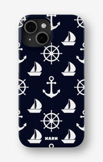 iPhone 13 Mini Slim Case - Deep Blue Voyage - View 1