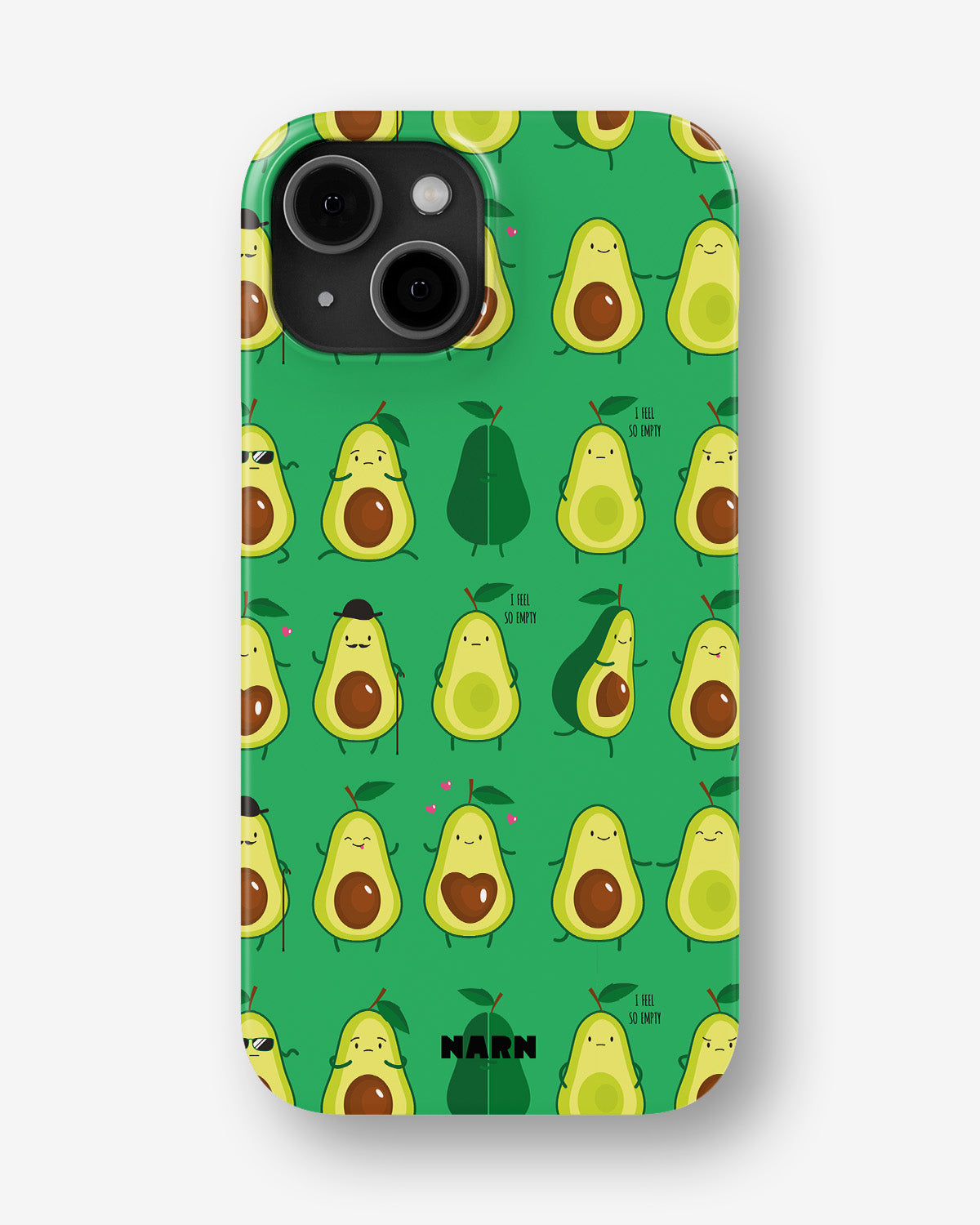 iPhone 13 Mini Slim Case - Avocado Mood - View 1