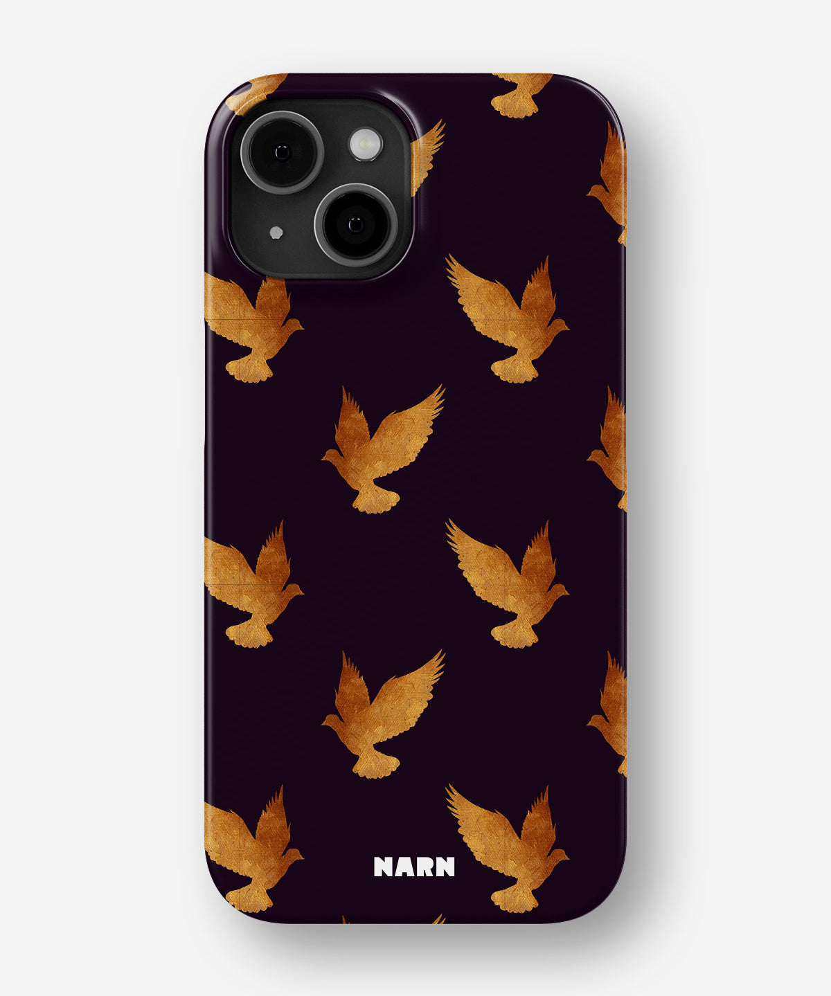 iPhone 13 Mini Slim Case - Royal Doves - View 1
