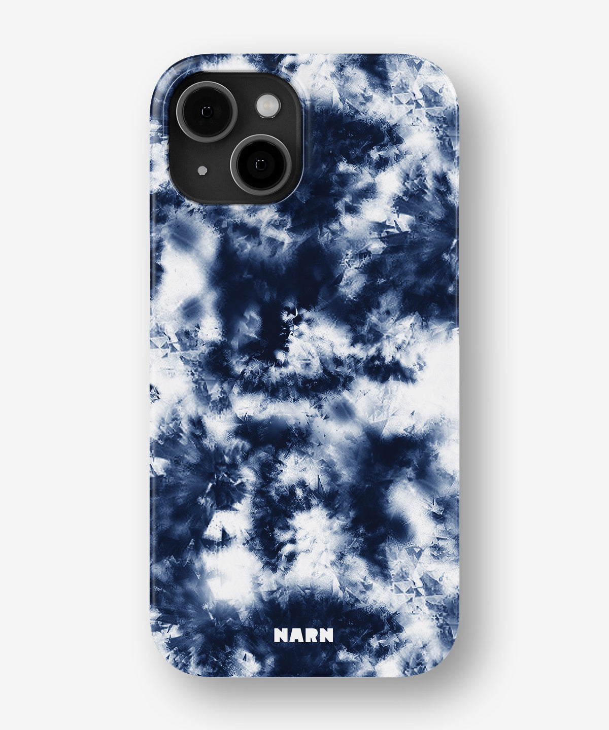 iPhone 13 Mini Slim Case - Tie Dye Blue - View 1