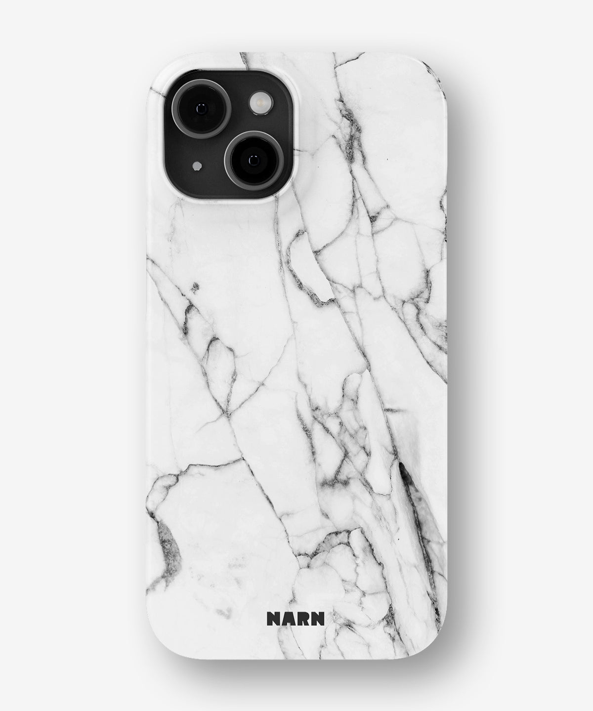 iPhone 13 Mini Slim Case - Milky Marble - View 1