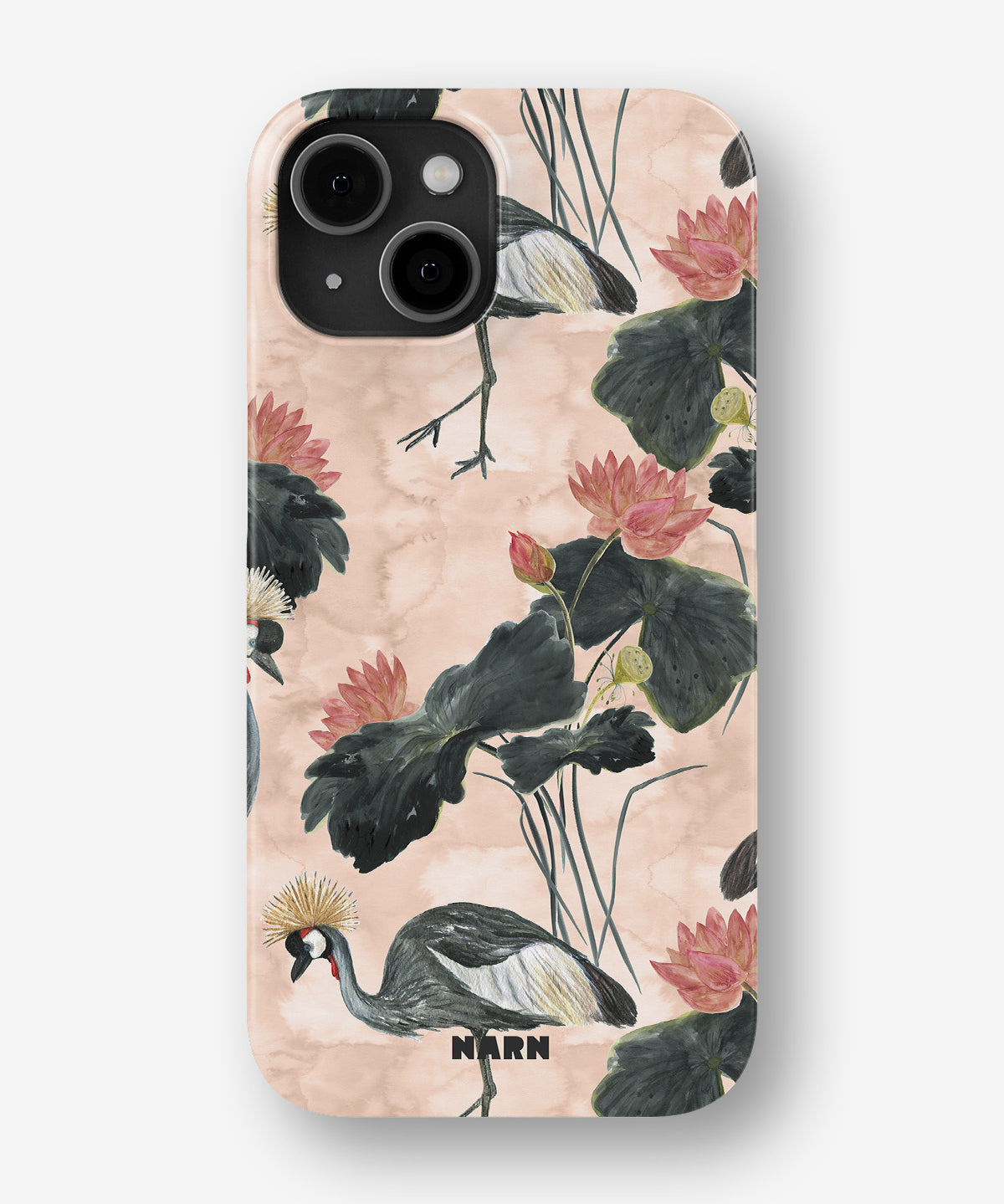 iPhone 13 Mini Slim Case - Crowned Bird - View 1