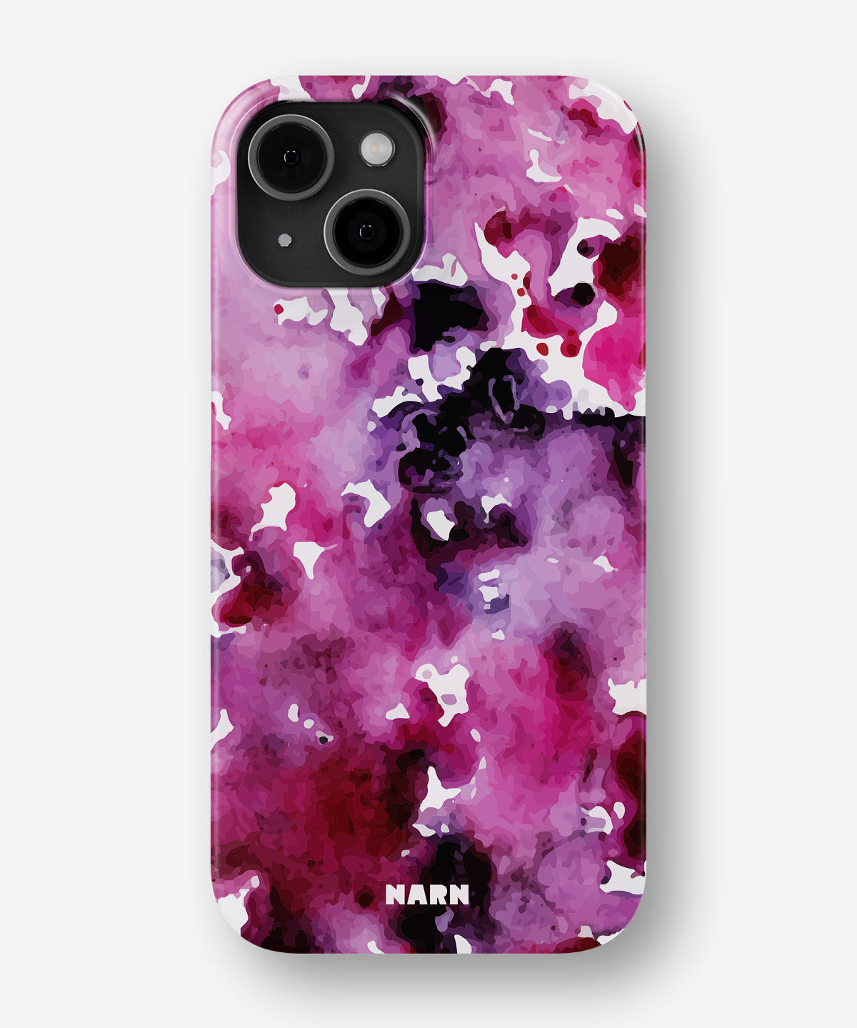 iPhone 13 Mini Slim Case - Floral Splash - View 1
