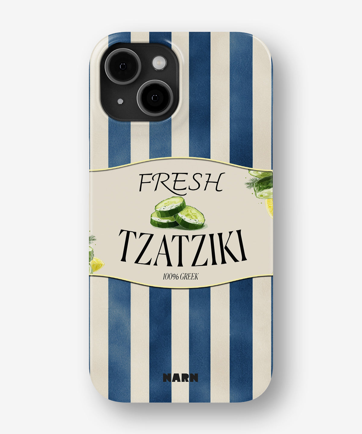 iPhone 13 Mini Slim Case - Greek Blues - View 1