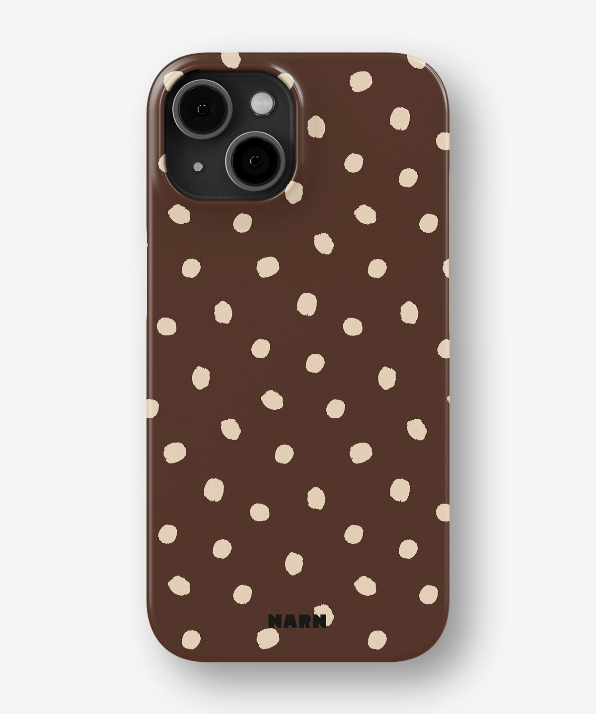 iPhone 13 Mini Slim Case - Choco Dots - View 1