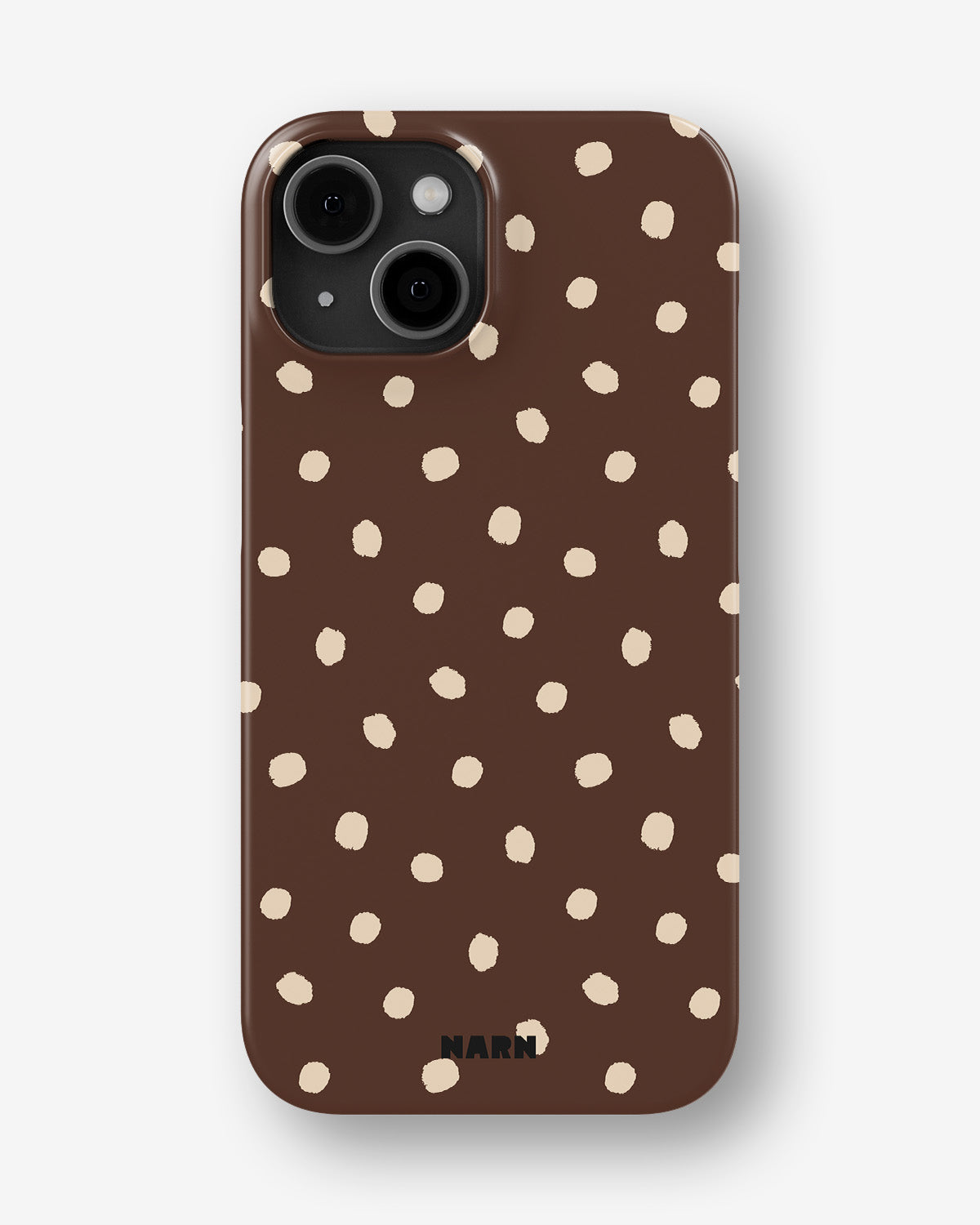 iPhone 13 Mini Slim Case - Choco Dots - View 1