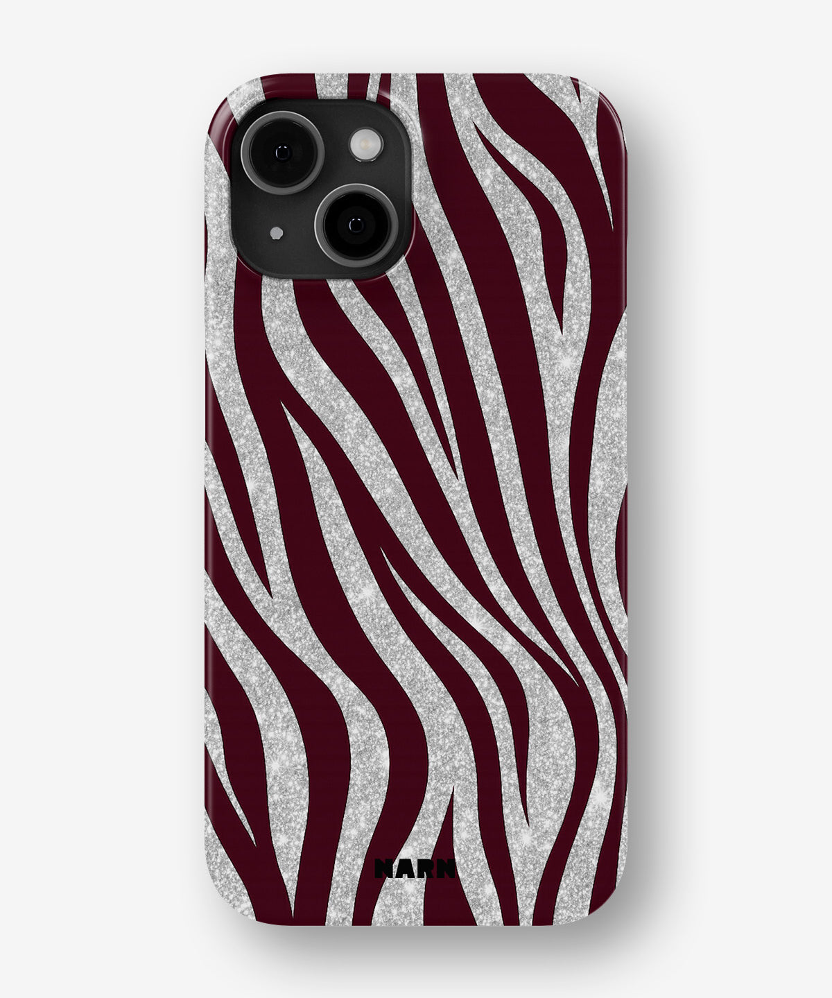 iPhone 13 Mini Slim Case - Velvet Zebra - View 1