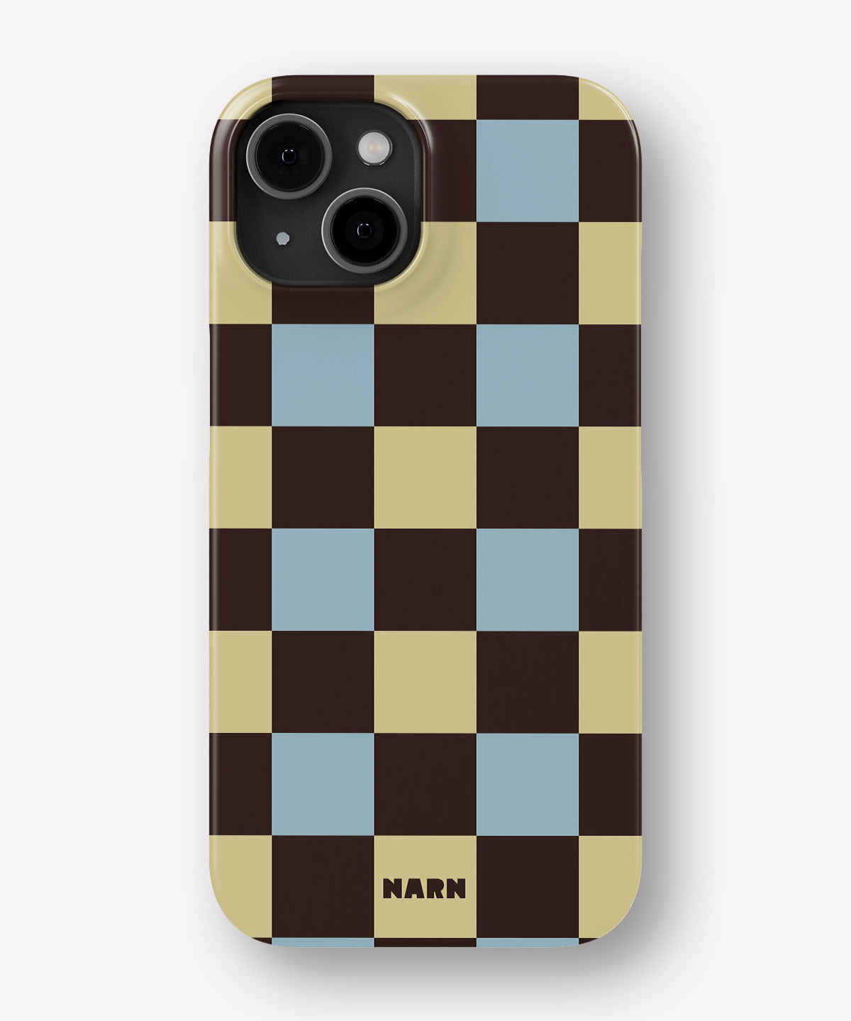 iPhone 13 Mini Slim Case - Butter Check - View 1