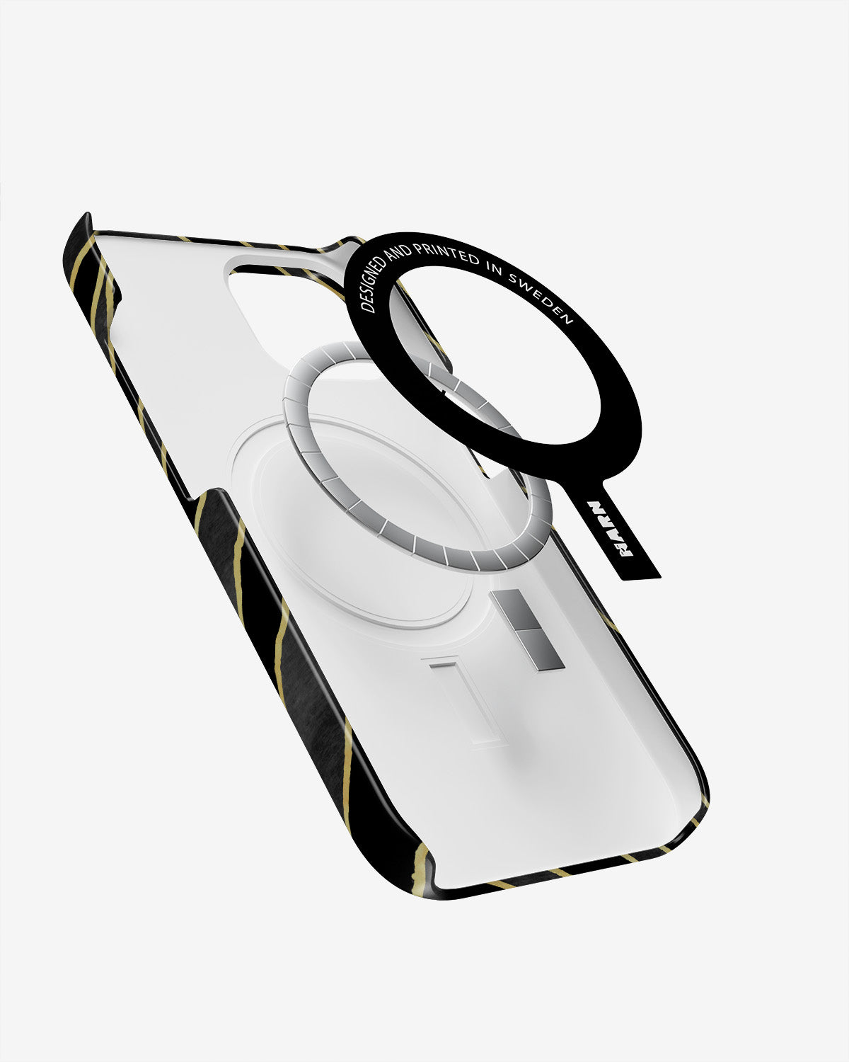 iPhone 13 Mini Slim Case - Golden Zebra - View 2