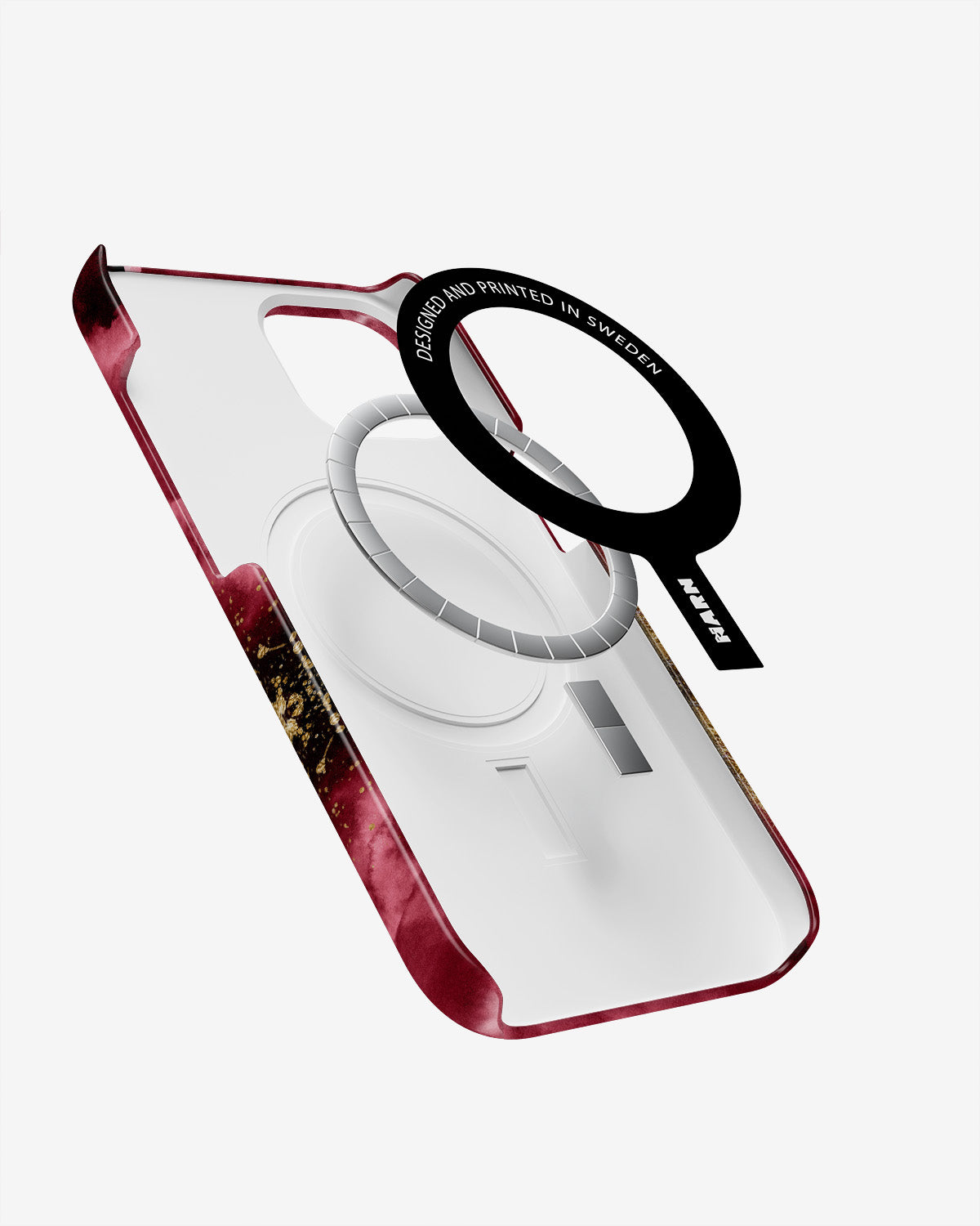 iPhone 13 Mini Slim Case - Burgendy Shimmer - View 2