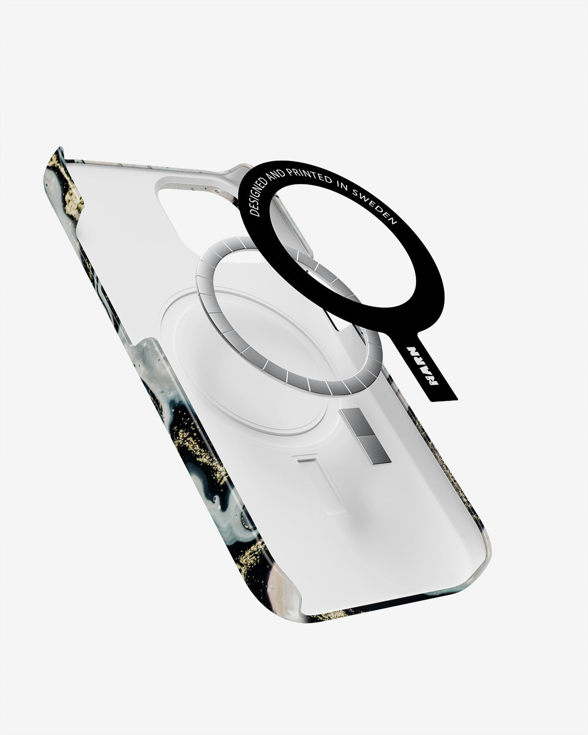 iPhone 13 Mini Slim Case - Golden Swirl - View 2