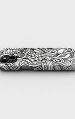 iPhone 13 Mini Slim Case - Japanese Pattern - View 3