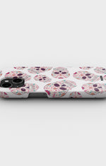 iPhone 13 Mini Slim Case - Calavera Skulls - View 3