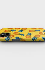 iPhone 13 Mini Slim Case - Sunny Pineapple - View 3