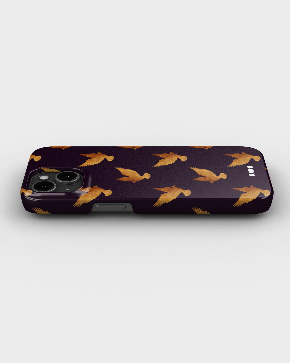 iPhone 13 Mini Slim Case - Royal Doves - View 3