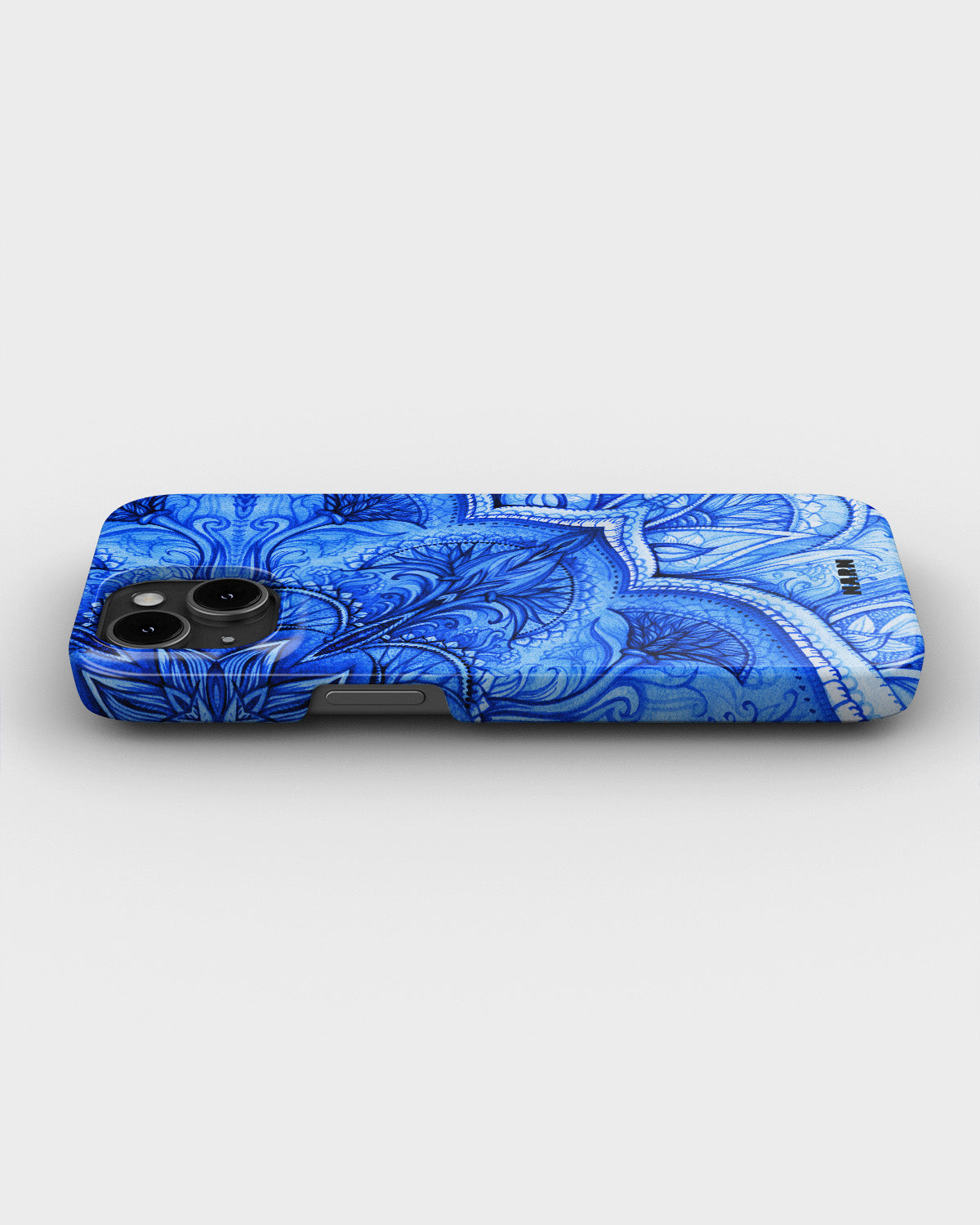 iPhone 13 Mini Slim Case - Blue Vintage - View 3