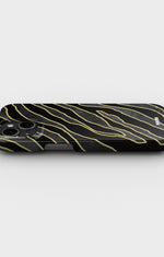 iPhone 13 Mini Slim Case - Golden Zebra - View 3