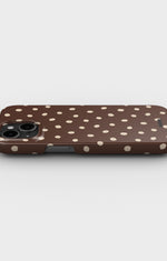 iPhone 13 Mini Slim Case - Choco Dots - View 3