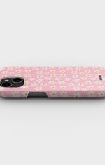 iPhone 13 Mini Slim Case - Pink Daisy - View 3