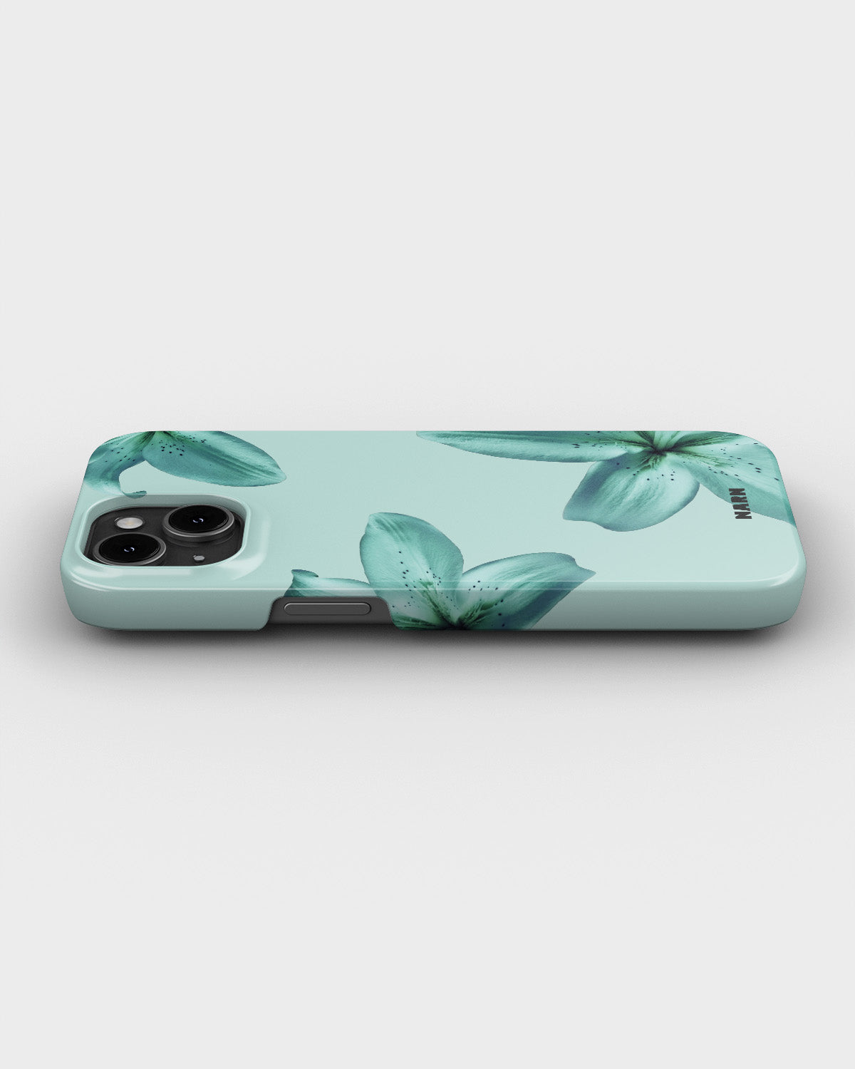 iPhone 13 Mini Slim Case - Sea Lily - View 3