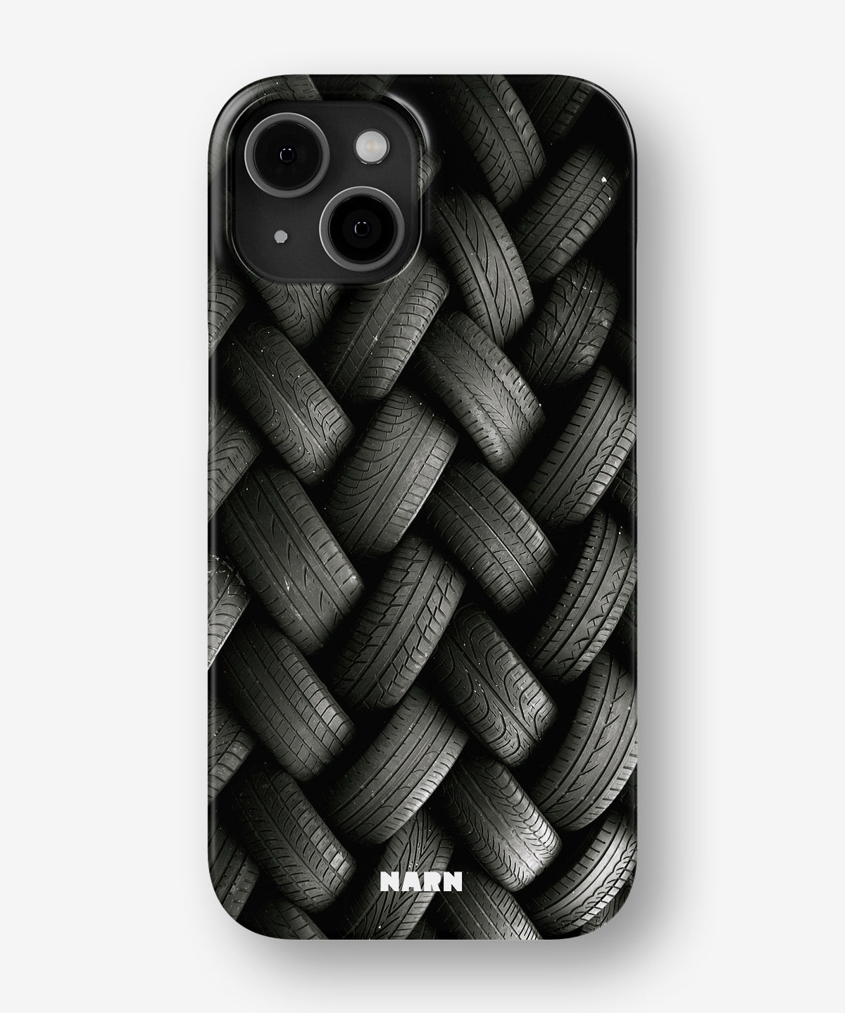 iPhone 12 Pro Max Slim Case - Tires Wall - View 1