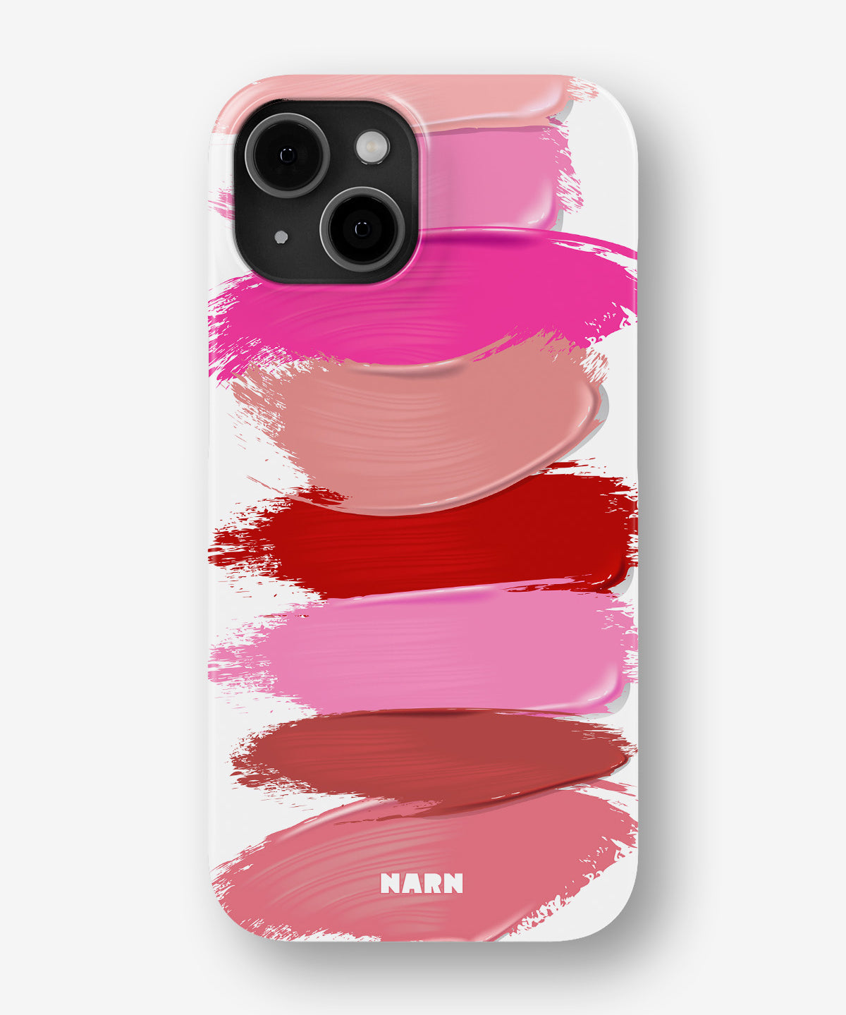 iPhone 12 Pro Max Slim Case - Lipstick Smears - View 1